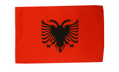 Bandiera Albania con orlo
