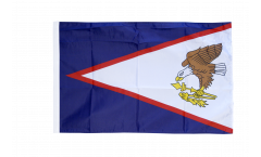 Bandiera Samoa Americane con orlo