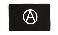 Bandiera Anarchy Anarchia con orlo