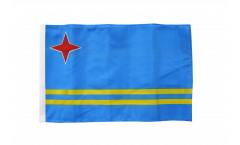 Bandiera Aruba con orlo