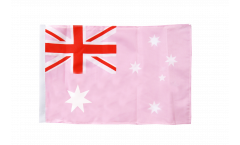 Bandiera Australia Rosa con orlo