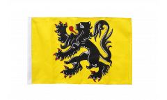 Bandiera Belgio Fiandre con orlo