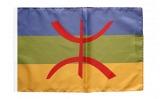 Bandiera Berbera Amazigh con orlo