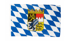 Bandiera Germania Baviera con stemmi con orlo