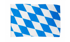 Bandiera Germania Baviera senza stemmi con orlo