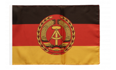 Bandiera Germania Est RDT Nationale Volksarmee NVA con orlo