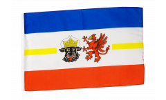 Bandiera Germania Meclenburgo Pomerania con orlo