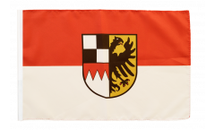 Bandiera Germania Media Franconia con orlo