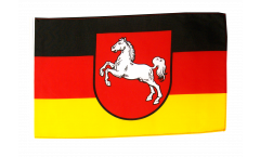 Bandiera Germania Bassa Sassonia con orlo
