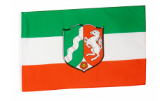Bandiera Germania Renania Settentrionale-Vestfalia con orlo