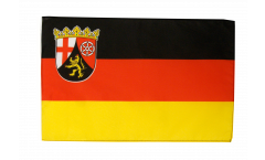Bandiera Germania Renania Palatinato con orlo