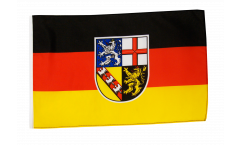 Bandiera Germania Saarland con orlo