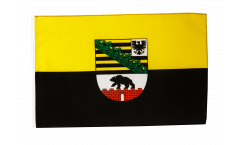 Bandiera Germania Sassonia-Anhalt con orlo