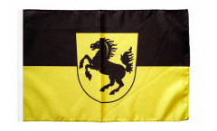 Bandiera Germania Stoccarda con orlo