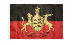 Bandiera Germania Württemberg con orlo