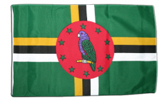 Bandiera Dominica con orlo