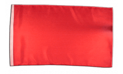 Bandiera Unicolore Rossa con orlo