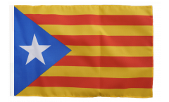 Bandiera Estelada blava Catalogna con orlo