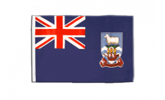 Bandiera Isola di Falkland con orlo