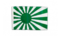 Bandiera Tifosi verde biachi con orlo