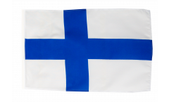 Bandiera Finlandia con orlo