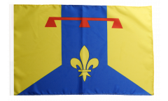 Bandiera Francia Bouches-du-Rhône con orlo
