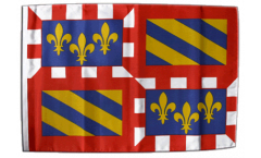Bandiera Francia Borgogna con orlo