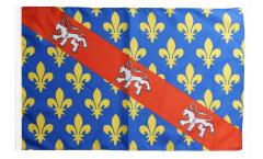 Bandiera Francia Creuse con orlo