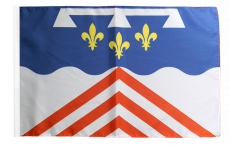 Bandiera Francia Eure-et-Loir con orlo