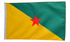 Bandiera Francia Guyana Francese con orlo