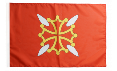 Bandiera Francia Haute-Garonne con orlo