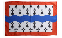 Bandiera Francia Haute-Vienne con orlo