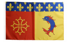 Bandiera Francia Hautes-Alpes con orlo