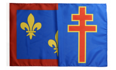 Bandiera Francia Maine-et-Loire con orlo
