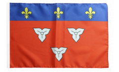 Bandiera Francia Orléans con orlo