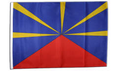 Bandiera Francia Réunion con orlo