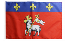 Bandiera Francia Rouen con orlo