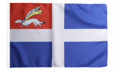 Bandiera Francia Saint-Malo con orlo