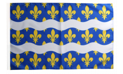 Bandiera Francia Seine-et-Marne con orlo
