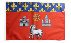 Bandiera Francia Tolosa con orlo