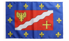 Bandiera Francia Val-d'Oise con orlo