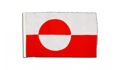 Bandiera Groenlandia con orlo