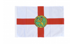Bandiera Regno Unito Alderney con orlo