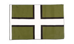 Bandiera Regno Unito Devon con orlo