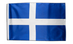 Bandiera Regno Unito Isole Shetland con orlo