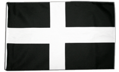 Bandiera Regno Unito St. Piran Cornovaglia con orlo