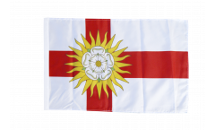 Bandiera Regno Unito Yorkshire West Riding con orlo