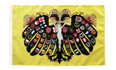 Bandiera Sacro Romano Impero Germanico Aquila bicipite con orlo