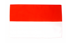 Bandiera Indonesia con orlo