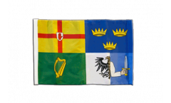 Bandiera Irlanda 4 Province con orlo